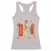Marcus The Worm Lunar New Year Meme Racerback Tank Top Trendy Gag Gift - Wonder Print Shop