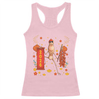 Marcus The Worm Lunar New Year Meme Racerback Tank Top Trendy Gag Gift - Wonder Print Shop