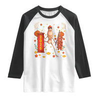 Marcus The Worm Lunar New Year Meme Raglan Shirt Trendy Gag Gift - Wonder Print Shop