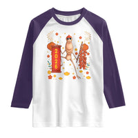 Marcus The Worm Lunar New Year Meme Raglan Shirt Trendy Gag Gift - Wonder Print Shop