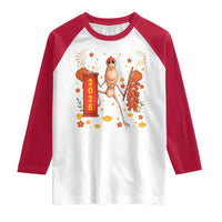 Marcus The Worm Lunar New Year Meme Raglan Shirt Trendy Gag Gift - Wonder Print Shop