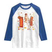Marcus The Worm Lunar New Year Meme Raglan Shirt Trendy Gag Gift - Wonder Print Shop