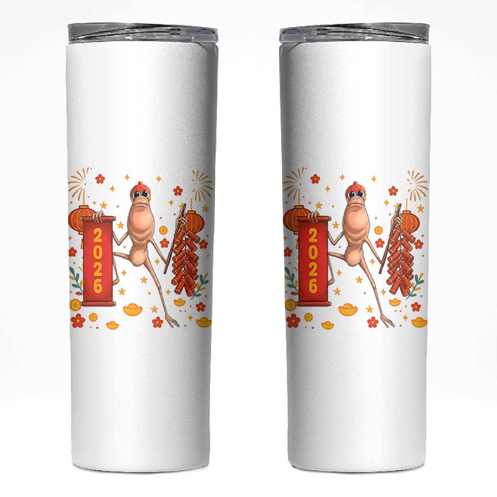 Marcus The Worm Lunar New Year Meme Skinny Tumbler Trendy Gag Gift - Wonder Print Shop
