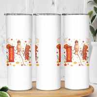 Marcus The Worm Lunar New Year Meme Skinny Tumbler Trendy Gag Gift - Wonder Print Shop