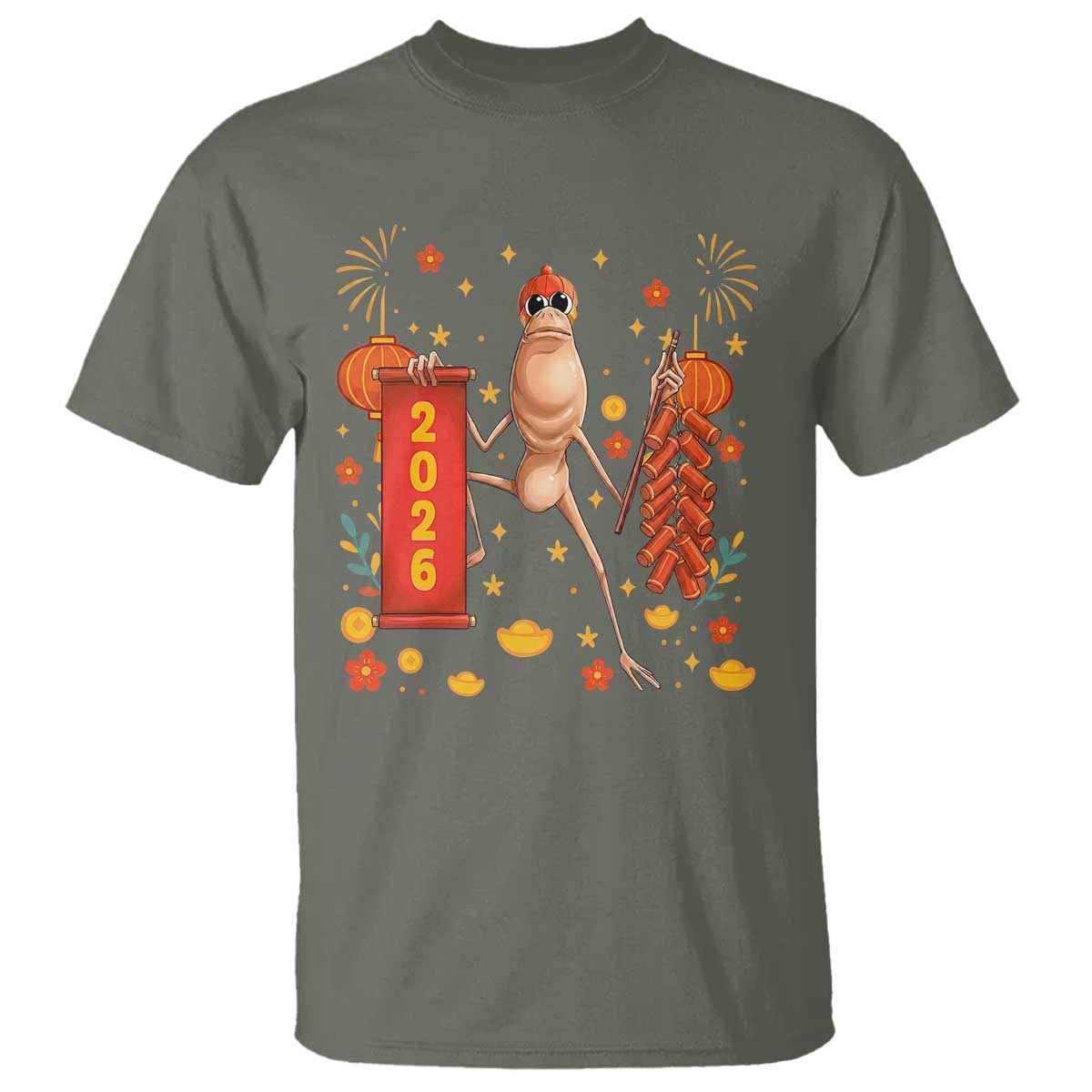 Marcus The Worm Lunar New Year Meme T Shirt Trendy Gag Gift - Wonder Print Shop