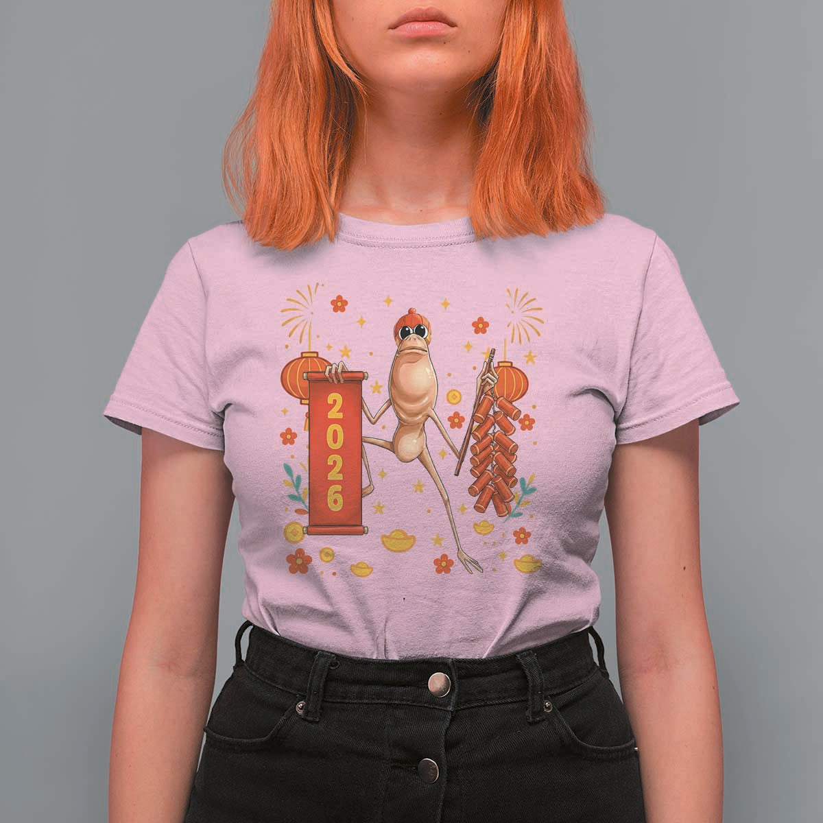 Marcus The Worm Lunar New Year Meme T Shirt For Women Trendy Gag Gift - Wonder Print Shop