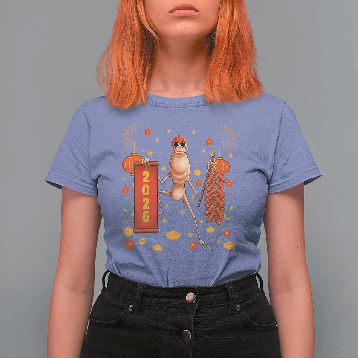 Marcus The Worm Lunar New Year Meme T Shirt For Women Trendy Gag Gift - Wonder Print Shop