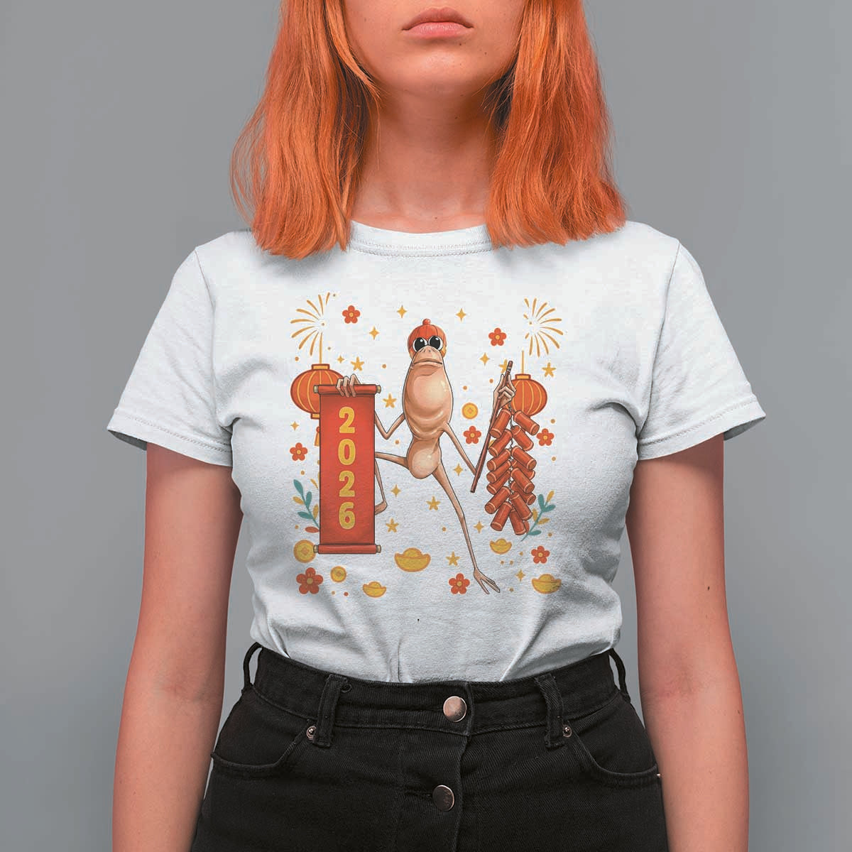 Marcus The Worm Lunar New Year Meme T Shirt For Women Trendy Gag Gift - Wonder Print Shop