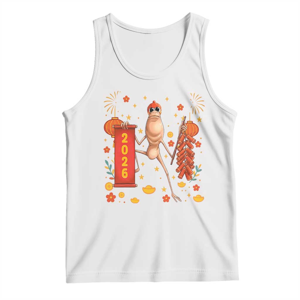 Marcus The Worm Lunar New Year Meme Tank Top Trendy Gag Gift - Wonder Print Shop