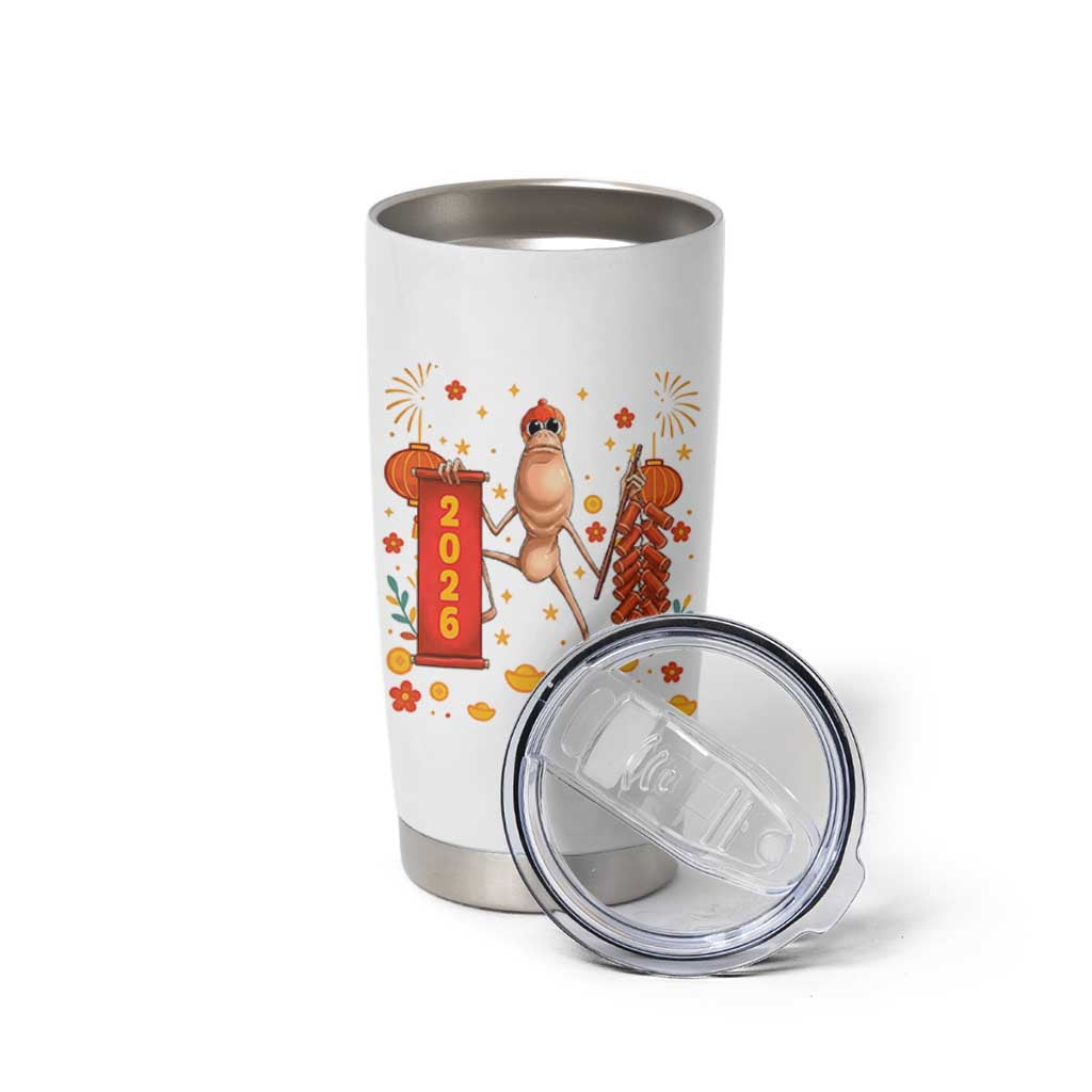 Marcus The Worm Lunar New Year Meme Tumbler Cup Trendy Gag Gift - Wonder Print Shop