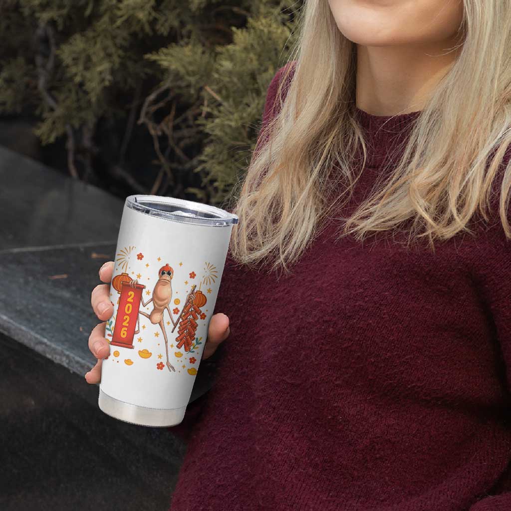 Marcus The Worm Lunar New Year Meme Tumbler Cup Trendy Gag Gift - Wonder Print Shop