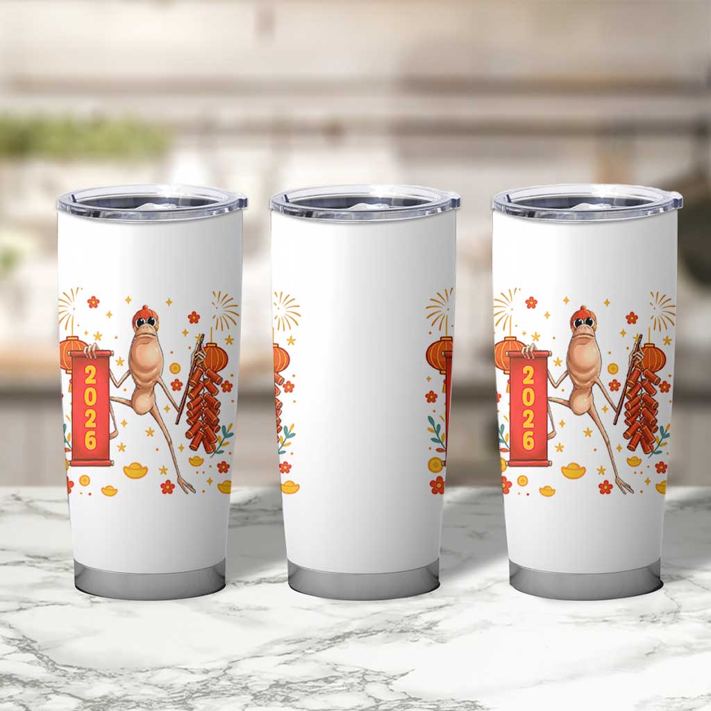 Marcus The Worm Lunar New Year Meme Tumbler Cup Trendy Gag Gift - Wonder Print Shop