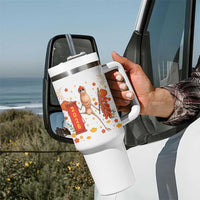 Marcus The Worm Lunar New Year Meme Tumbler With Handle Trendy Gag Gift - Wonder Print Shop