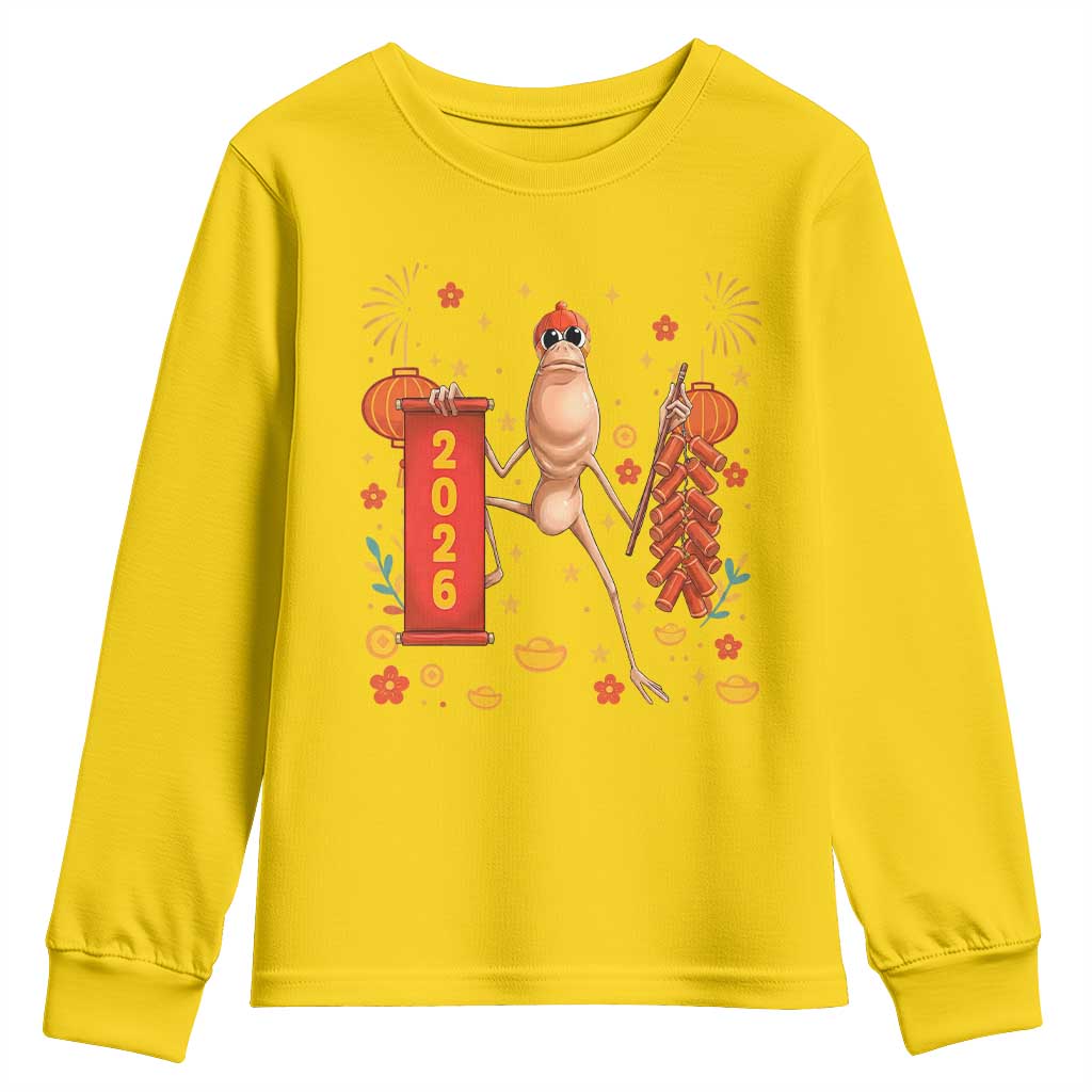 Marcus The Worm Lunar New Year Meme Youth Sweatshirt Trendy Gag Gift - Wonder Print Shop
