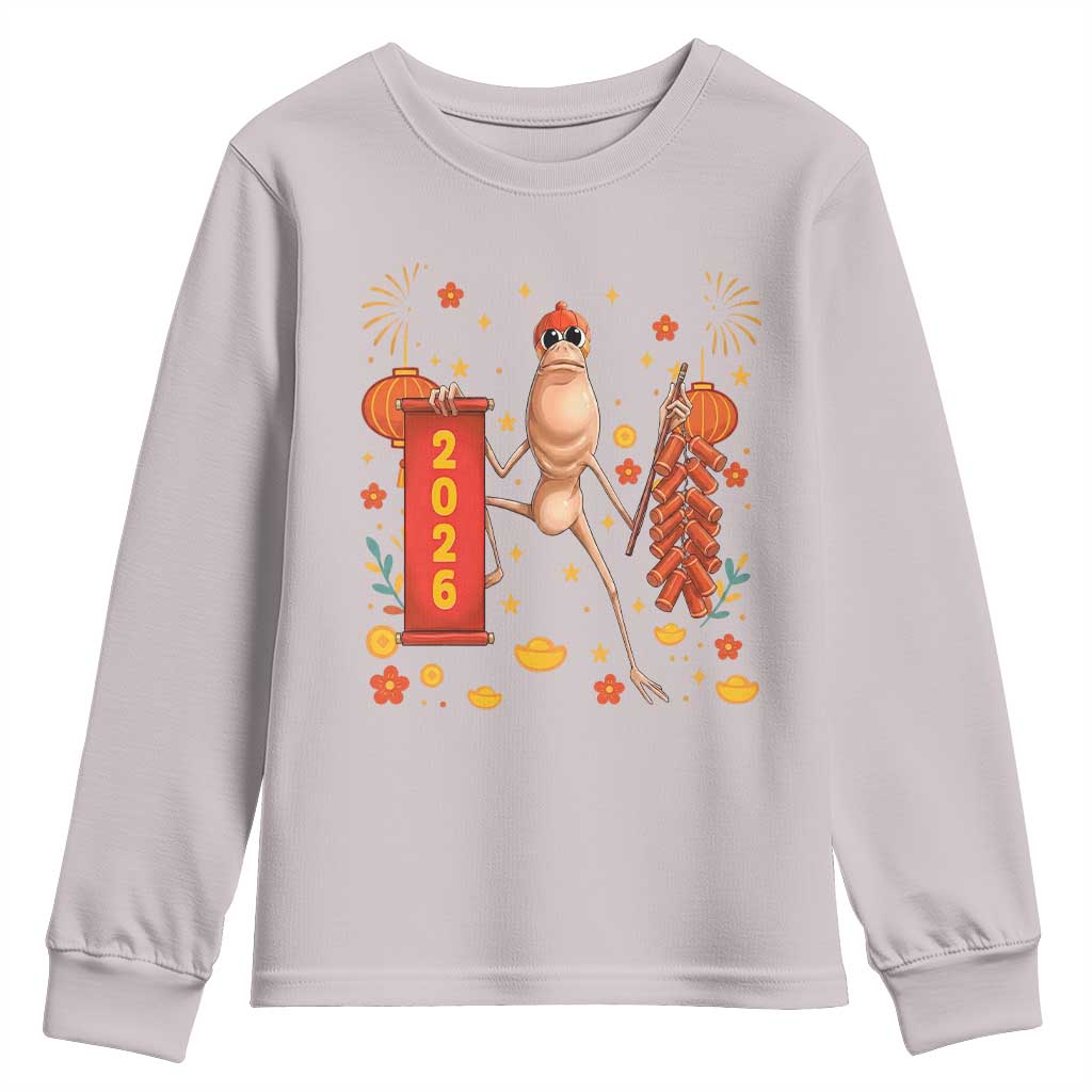 Marcus The Worm Lunar New Year Meme Youth Sweatshirt Trendy Gag Gift - Wonder Print Shop