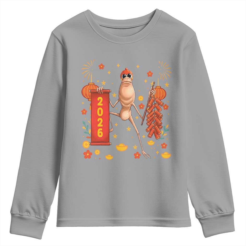 Marcus The Worm Lunar New Year Meme Youth Sweatshirt Trendy Gag Gift - Wonder Print Shop