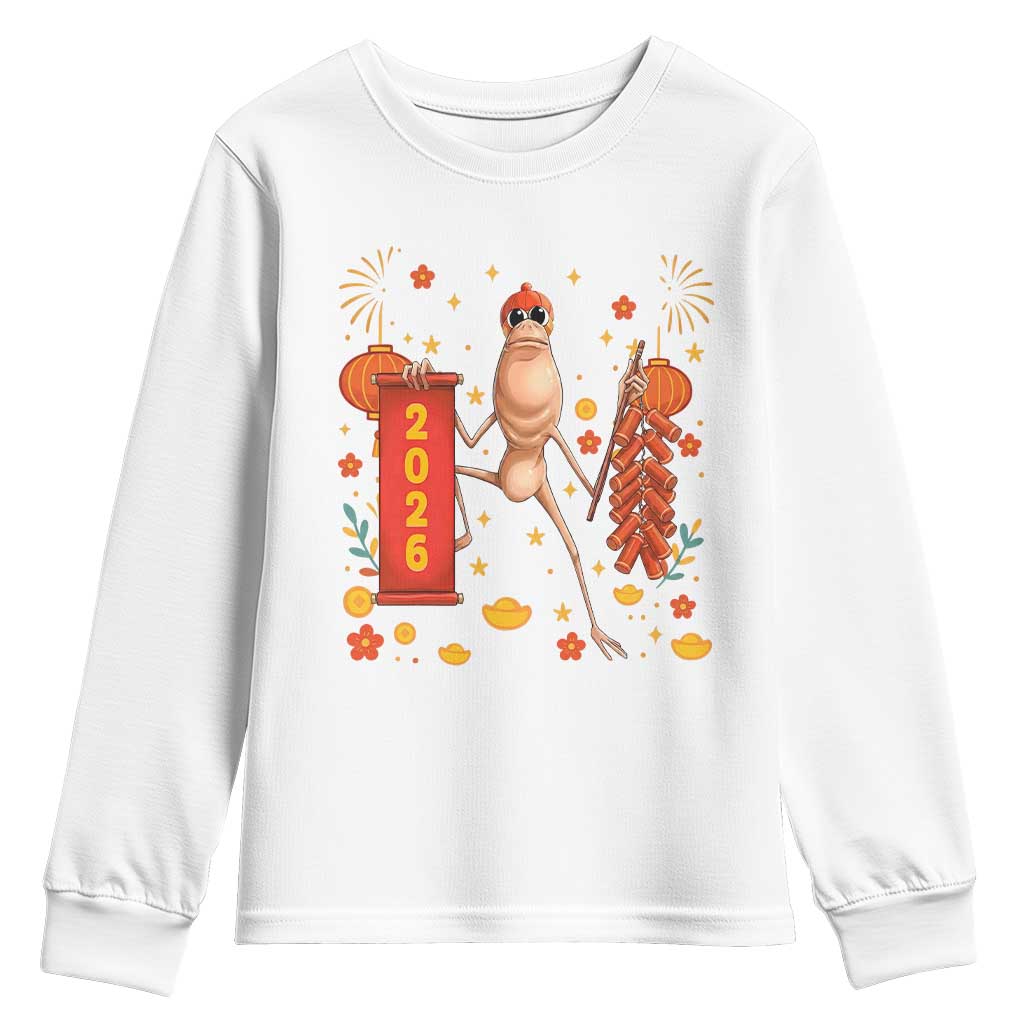 Marcus The Worm Lunar New Year Meme Youth Sweatshirt Trendy Gag Gift - Wonder Print Shop