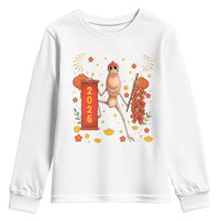 Marcus The Worm Lunar New Year Meme Youth Sweatshirt Trendy Gag Gift - Wonder Print Shop