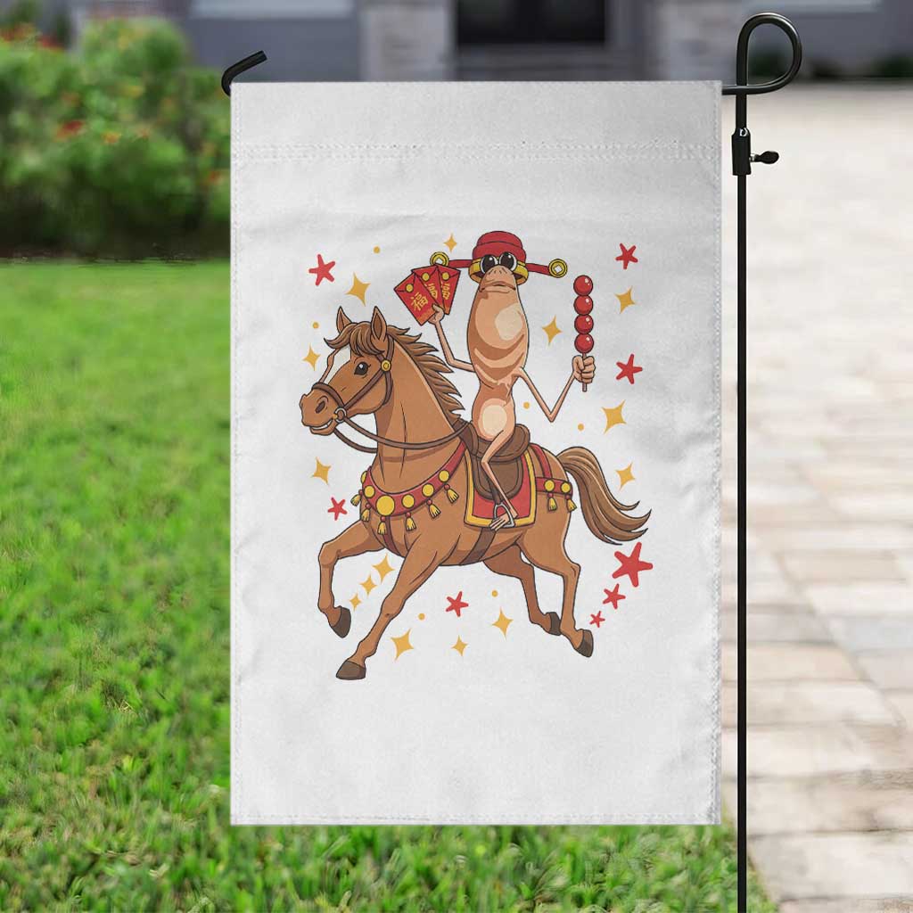 Funny Marcus The Worm Lunar New Year Garden Flag Viral Meme - Wonder Print Shop