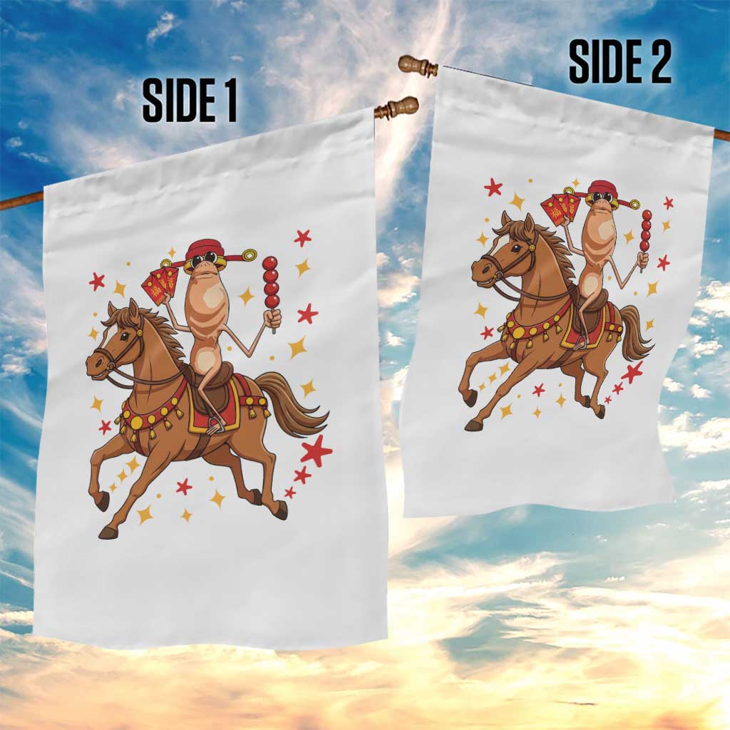 Funny Marcus The Worm Lunar New Year Garden Flag Viral Meme - Wonder Print Shop