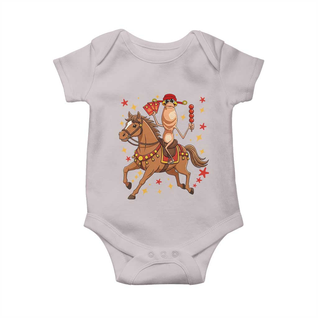 Funny Marcus The Worm Lunar New Year Baby Onesie Viral Meme - Wonder Print Shop