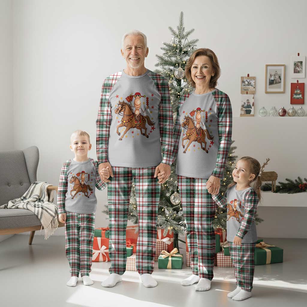 Funny Marcus The Worm Lunar New Year Plaid Pajama Set Viral Meme - Wonder Print Shop