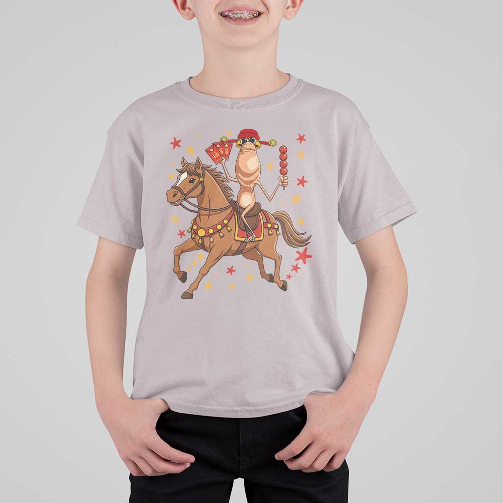 Funny Marcus The Worm Lunar New Year T Shirt For Kid Viral Meme - Wonder Print Shop