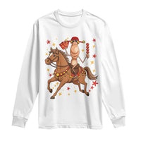 Funny Marcus The Worm Lunar New Year Long Sleeve Shirt Viral Meme - Wonder Print Shop