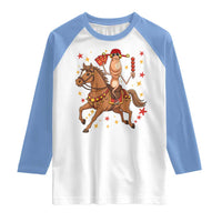 Funny Marcus The Worm Lunar New Year Raglan Shirt Viral Meme - Wonder Print Shop