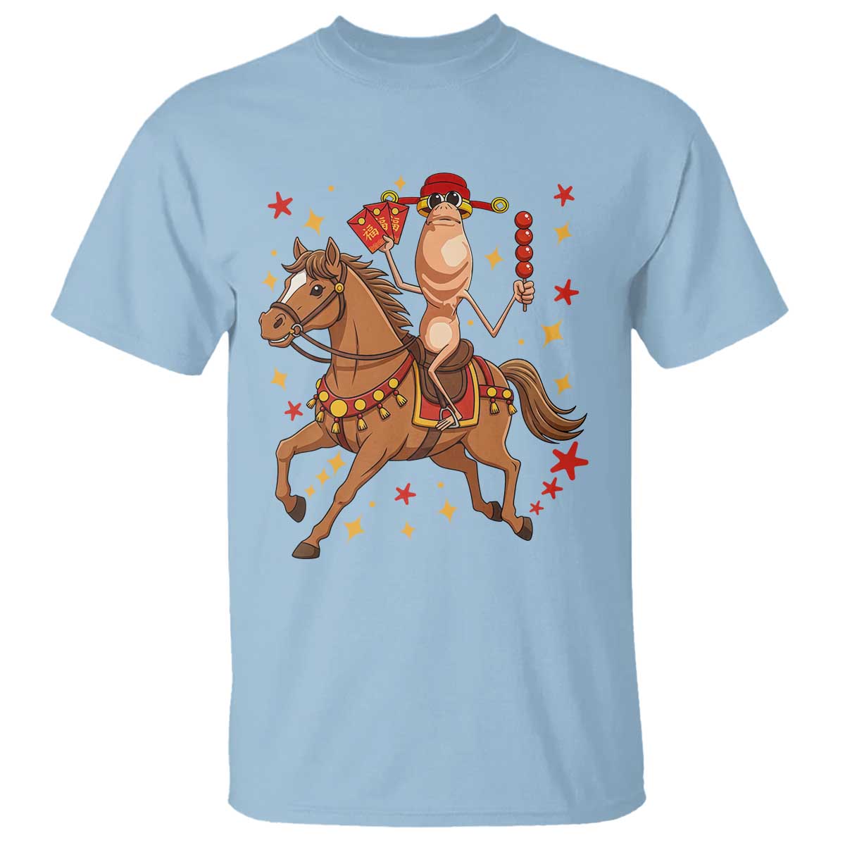 Funny Marcus The Worm Lunar New Year T Shirt Viral Meme - Wonder Print Shop