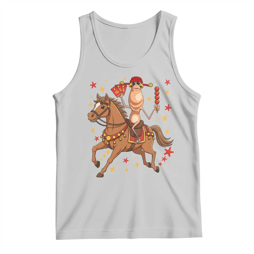 Funny Marcus The Worm Lunar New Year Tank Top Viral Meme - Wonder Print Shop