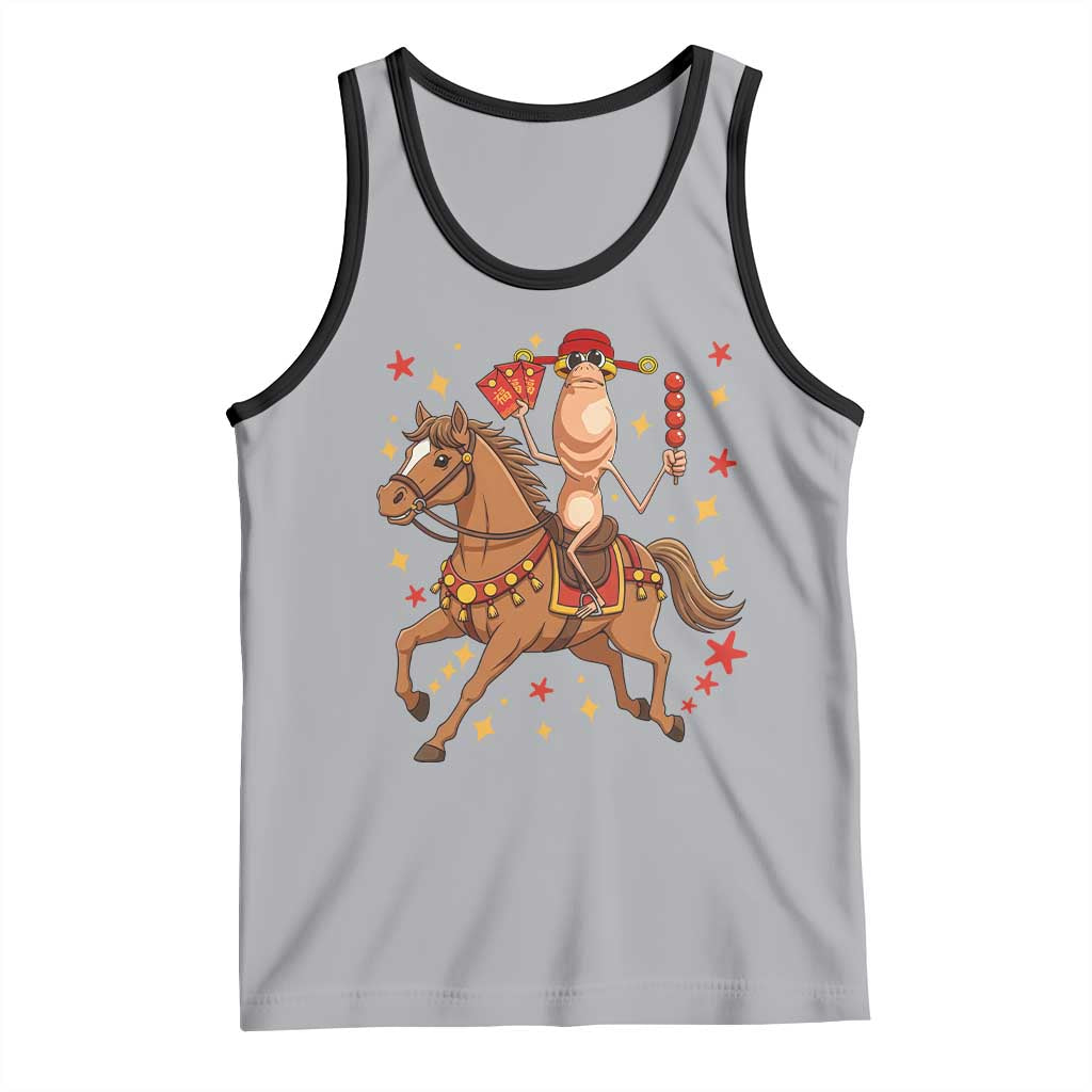 Funny Marcus The Worm Lunar New Year Tank Top Viral Meme - Wonder Print Shop