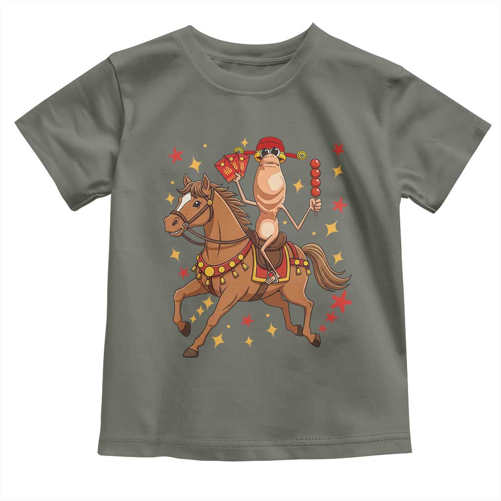 Funny Marcus The Worm Lunar New Year Toddler T Shirt Viral Meme - Wonder Print Shop