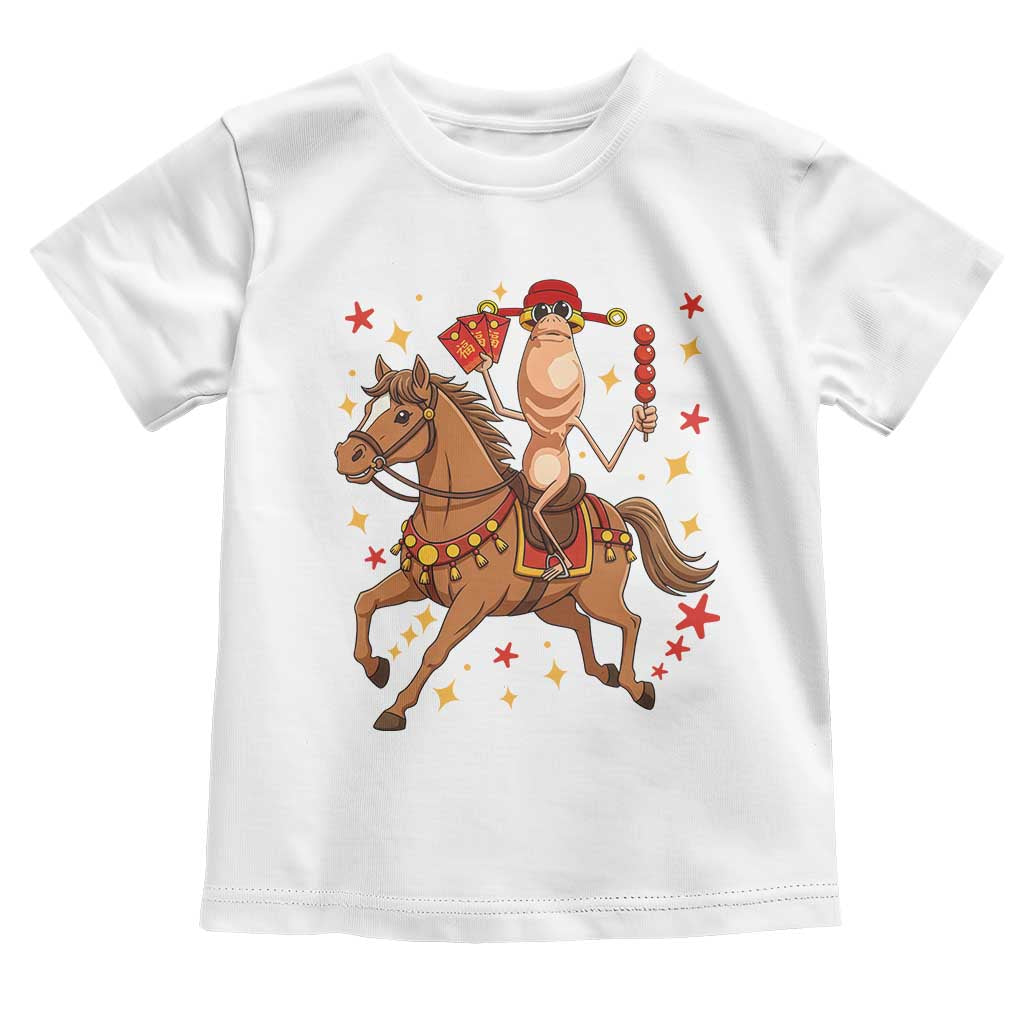 Funny Marcus The Worm Lunar New Year Toddler T Shirt Viral Meme - Wonder Print Shop