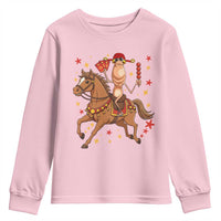 Funny Marcus The Worm Lunar New Year Youth Sweatshirt Viral Meme - Wonder Print Shop