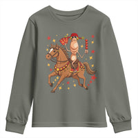 Funny Marcus The Worm Lunar New Year Youth Sweatshirt Viral Meme - Wonder Print Shop