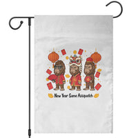 Funny New Year Same Assquatch Garden Flag Bigfoot Lover - Wonder Print Shop