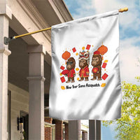 Funny New Year Same Assquatch Garden Flag Bigfoot Lover - Wonder Print Shop