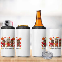 Funny New Year Same Assquatch 4 in 1 Can Cooler Tumbler Bigfoot Lover - Wonder Print Shop