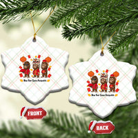 Funny New Year Same Assquatch Ceramic Ornament Bigfoot Lover - Wonder Print Shop
