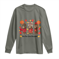 Funny New Year Same Assquatch Long Sleeve Shirt Bigfoot Lover - Wonder Print Shop