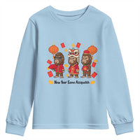 Funny New Year Same Assquatch Youth Sweatshirt Bigfoot Lover - Wonder Print Shop