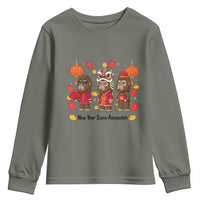 Funny New Year Same Assquatch Youth Sweatshirt Bigfoot Lover - Wonder Print Shop