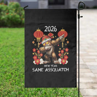 Bigfoot Lunar New Year Garden Flag Funny Same Assquatch - Wonder Print Shop