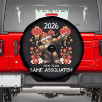 Bigfoot Lunar New Year Spare Tire Cover Funny Same Assquatch - Wonder Print Shop