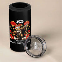 Bigfoot Lunar New Year 4 in 1 Can Cooler Tumbler Funny Same Assquatch - Wonder Print Shop
