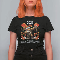Bigfoot Lunar New Year T Shirt For Women Funny Same Assquatch - Wonder Print Shop