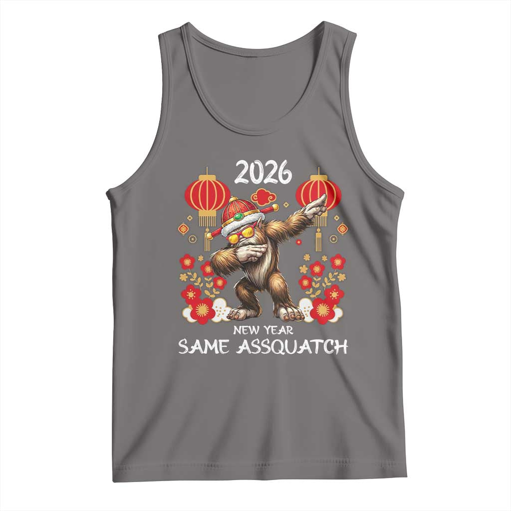 Bigfoot Lunar New Year Tank Top Funny Same Assquatch - Wonder Print Shop