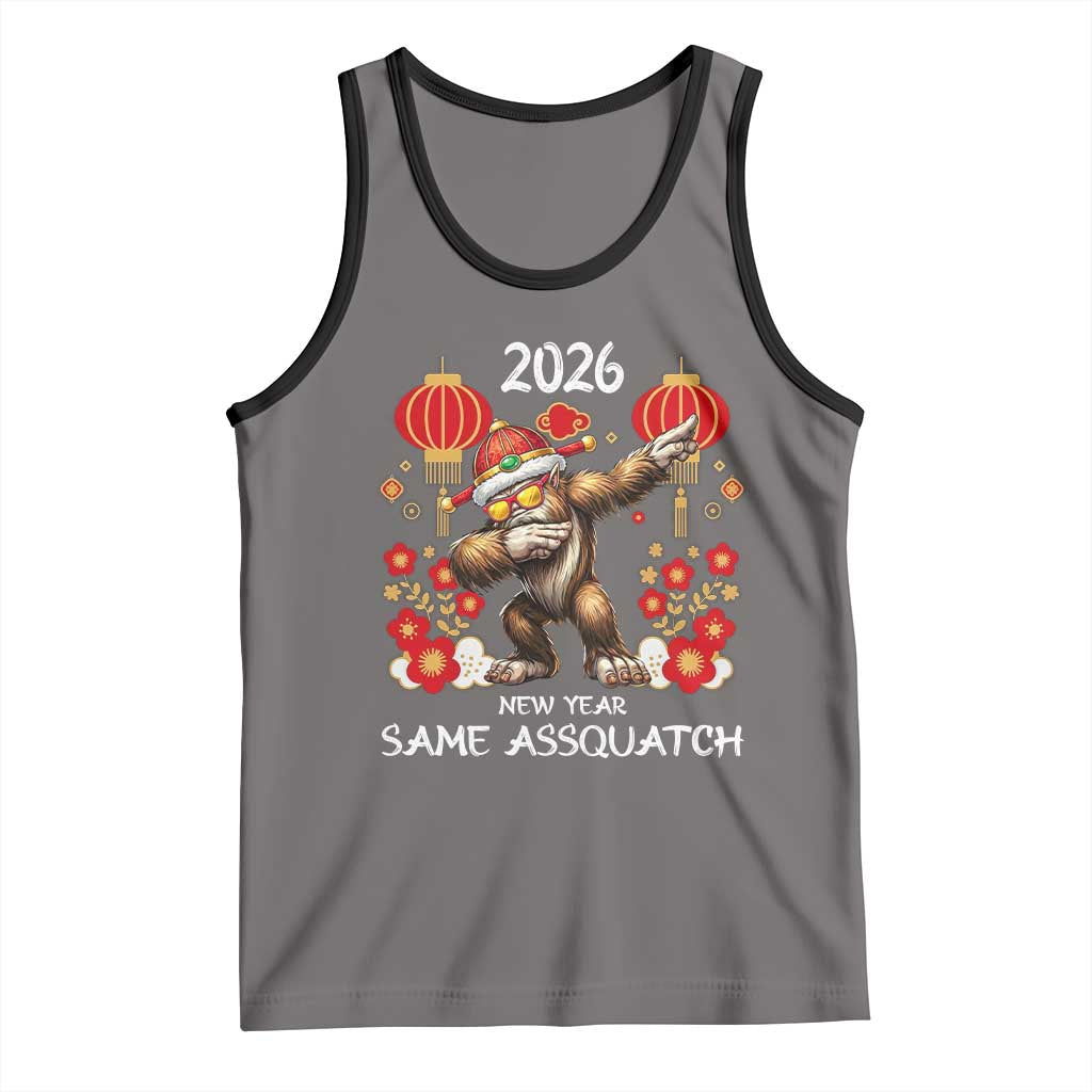 Bigfoot Lunar New Year Tank Top Funny Same Assquatch - Wonder Print Shop