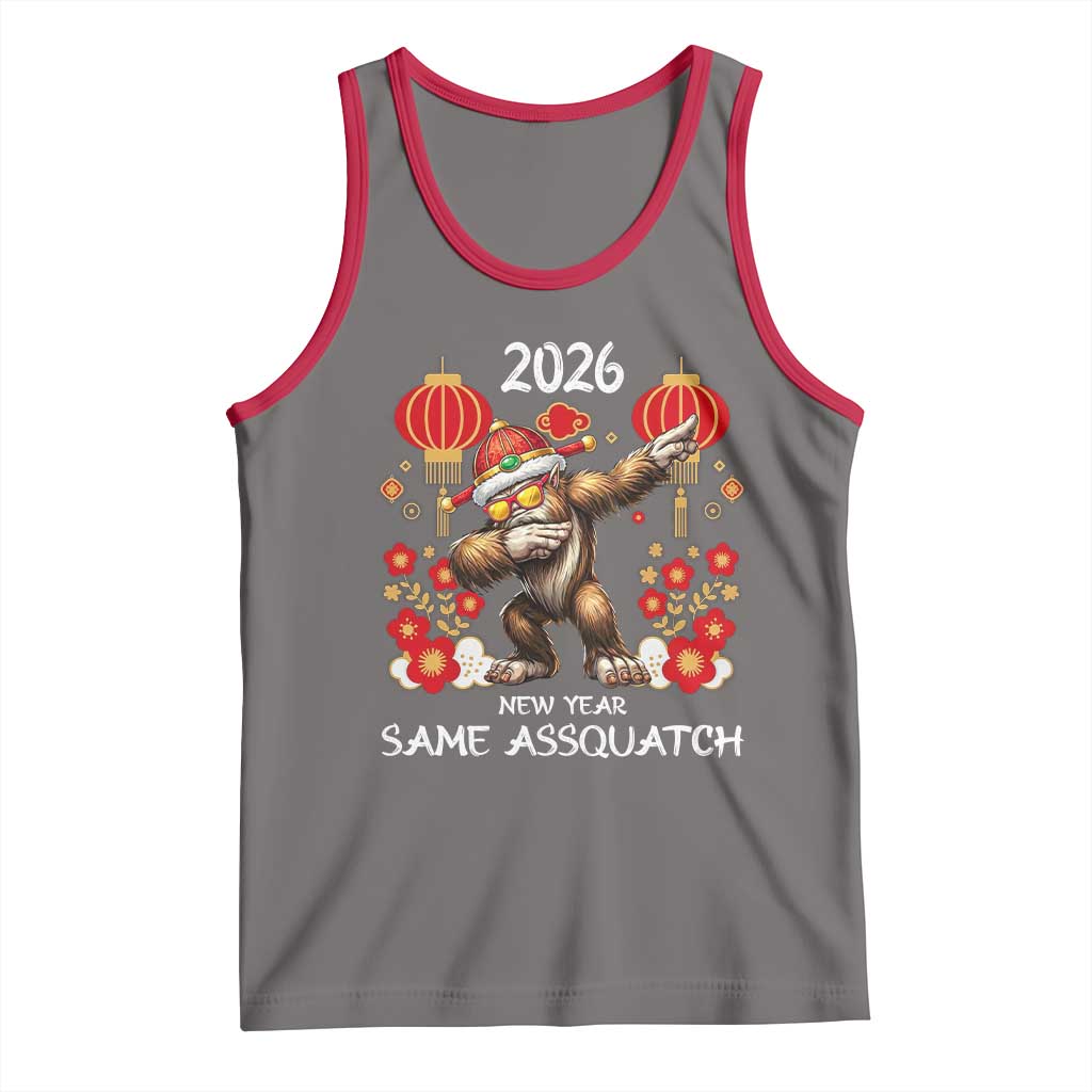 Bigfoot Lunar New Year Tank Top Funny Same Assquatch - Wonder Print Shop